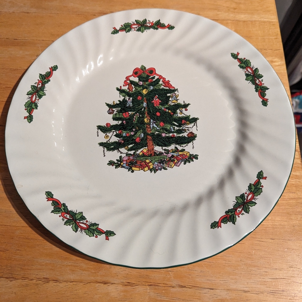 Christmas Village dinner plates
